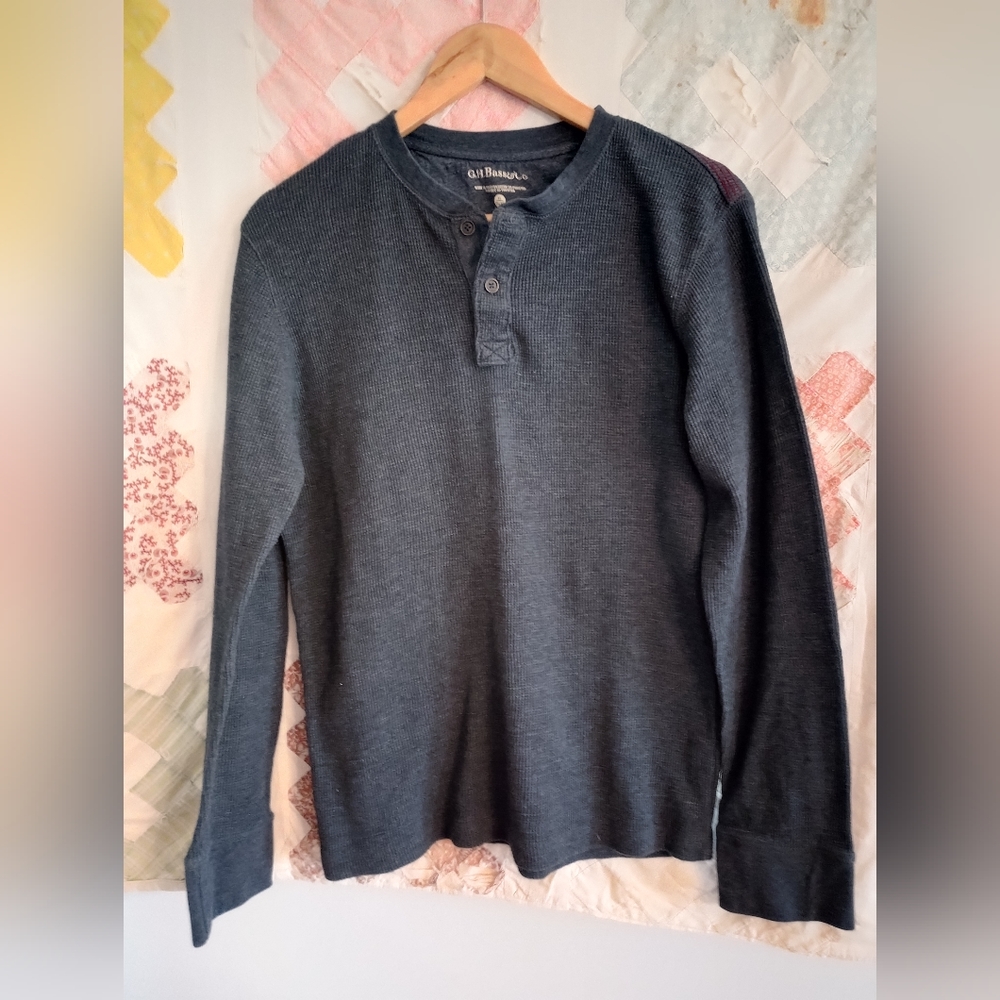 Blue Bass Henley shirt